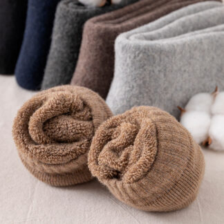 Toasty Wool Fleece-Lined Winter Socks